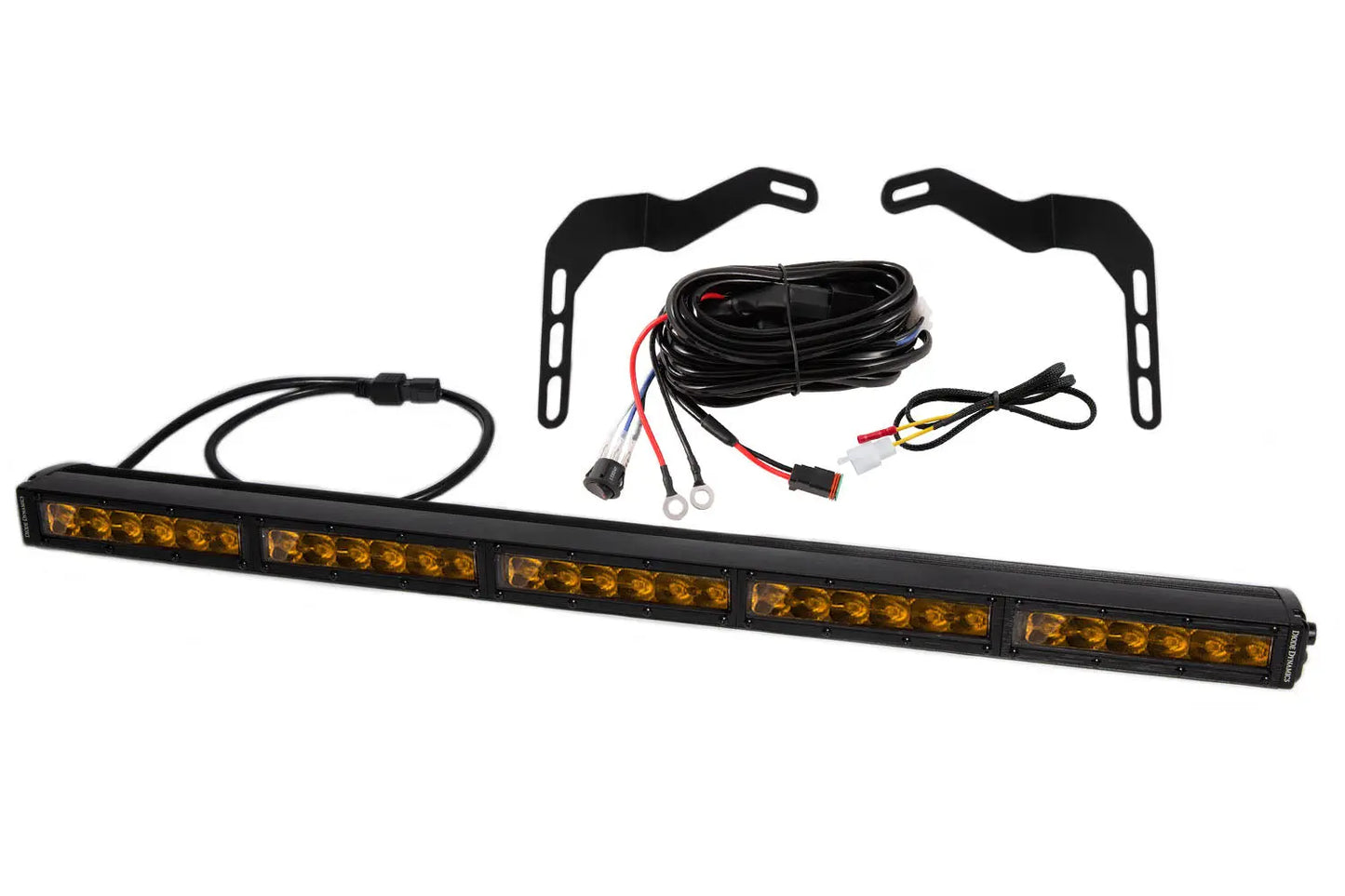 Diode Dynamics Diode Dynamics Ss30 Stealth Lightbar Kit For 2014 2021 Toyota Tundra, Amber Driving - DD6061