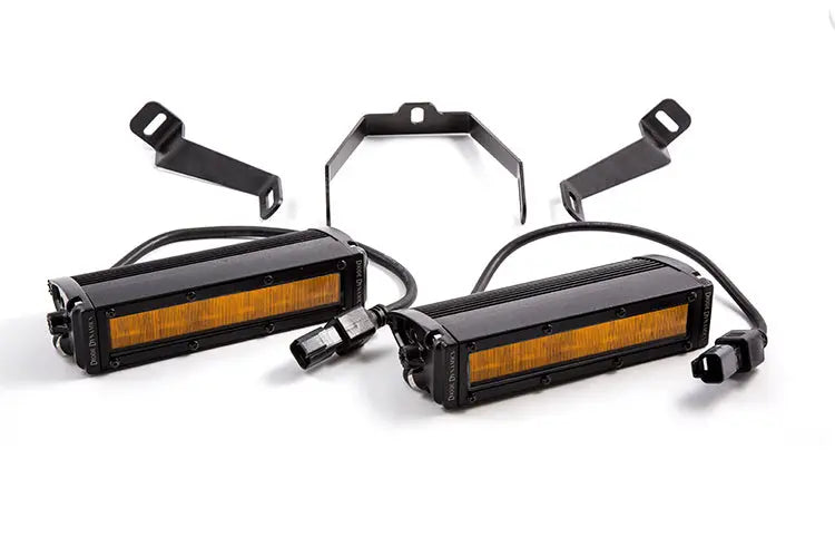 Diode Dynamics Diode Dynamics Ss6 Led Lightbar Kit For 2015 2017 Subaru Wrx/S Ti, Amber Driving - DD6010