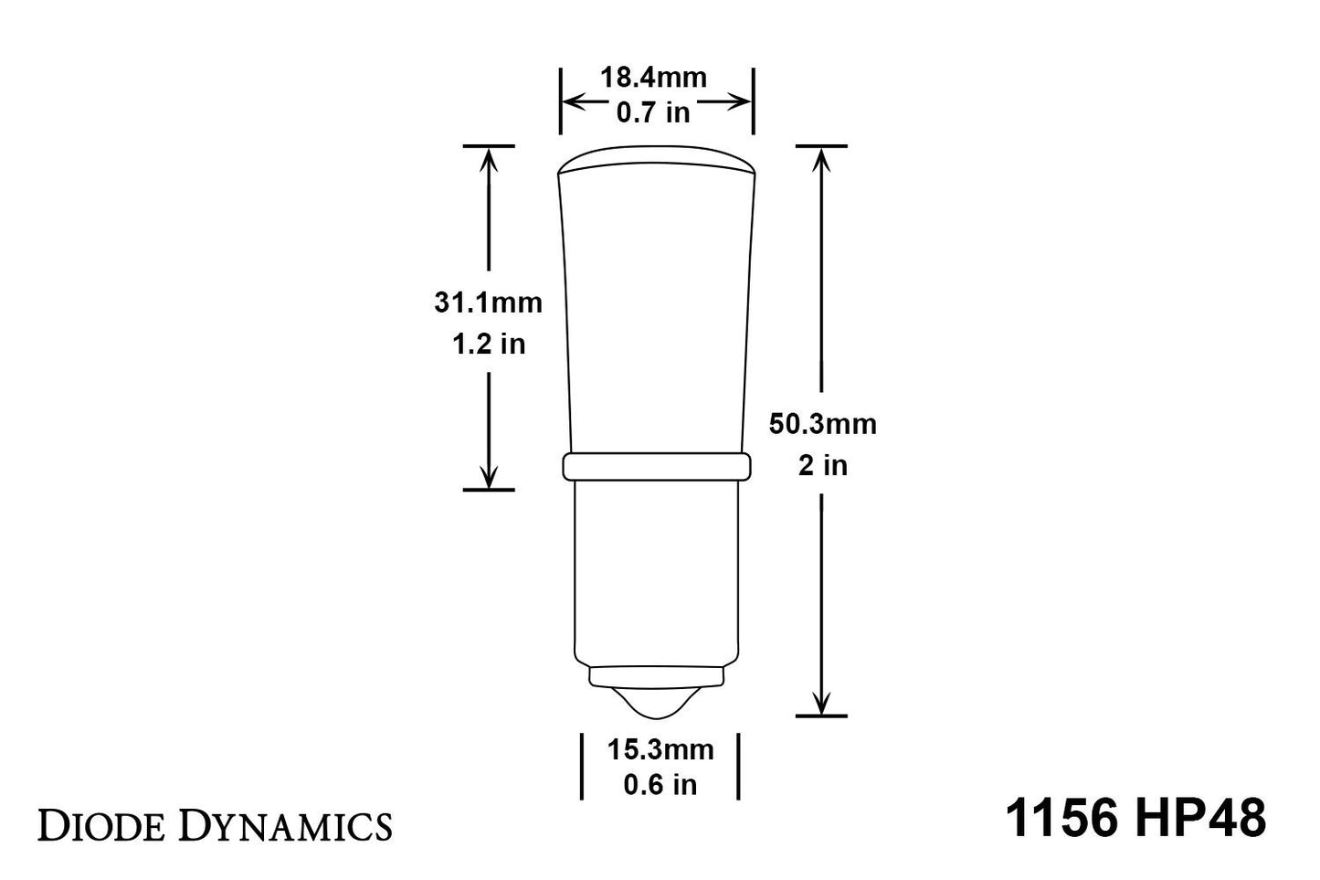 Diode Dynamics 1156 HP48 Turn Signal LED Bulbs