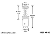 Diode Dynamics 1157 XP80 Turn Signal LED Bulbs