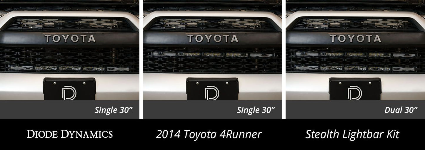 Toyota 4Runner dual SS30 grille light bar kit