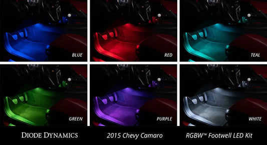 Diode Dynamics RGBW Multicolor Footwell LED Kit Diode Dynamics