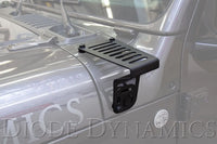 Diode Dynamics 2018-2026 Jeep JL Wrangler / 2020-2025 Jeep Gladiator Cowl Mount LED Brackets Diode Dynamics