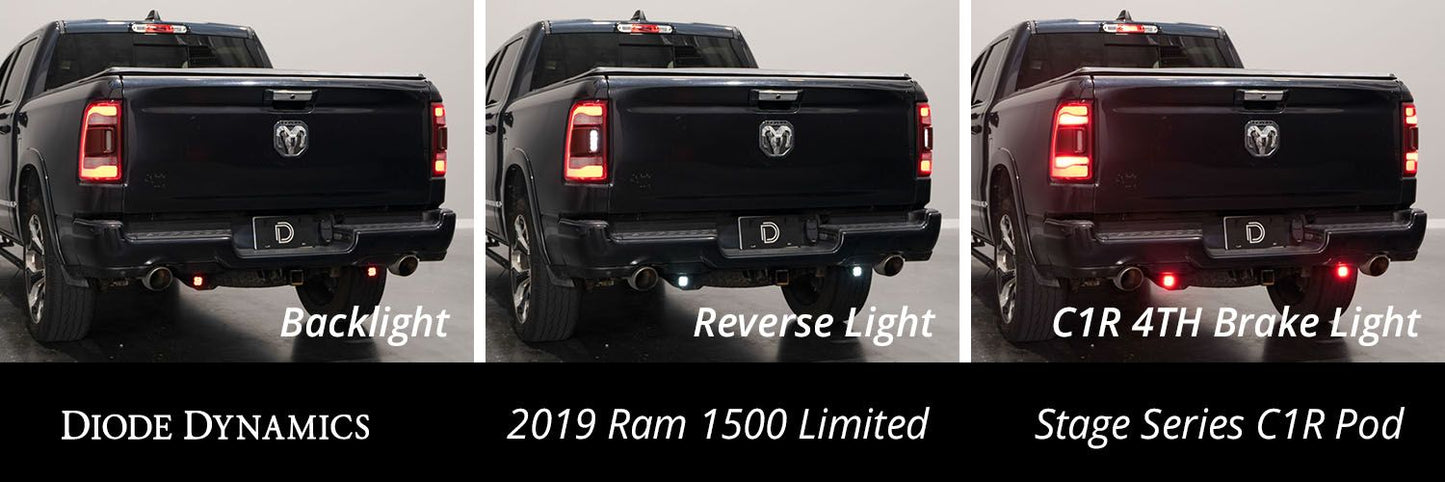 Diode Dynamics Stage Series Reverse Light Kit For 2019-2024 RAM 1500 SSC1 R - DD7591
