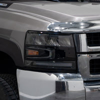 2007–2013 Chevrolet Silverado Full LED Reflector Headlights with Sequential Turn Signals & White DRL (Pair) | Form Lighting