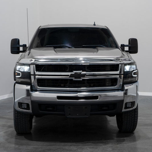 2007–2013 Chevrolet Silverado Full LED Reflector Headlights with Sequential Turn Signals & White DRL (Pair) | Form Lighting