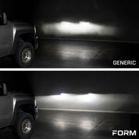 2007–2013 Chevrolet Silverado Full LED Projector Headlights with Triple Bi-LED Projectors, Sequential Turn Signals & White DRL (Pair) | Form Lighting