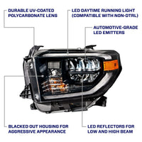 Form Lighting OEM-Style LED Headlights for 2014-2021 Toyota Tundra | Sequential Turn Signals, LED DRL &amp; Plug-and-Play Upgrade