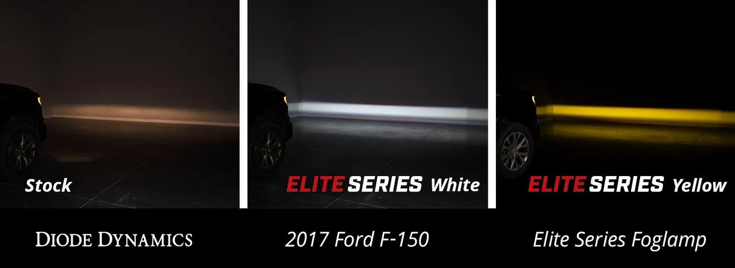 Diode Dynamics Elite Series Type F2 Fog Lamps (pair) for 2015-2020 Ford F150 or 2017-2022 Ford Super Duty Truck Diode Dynamics