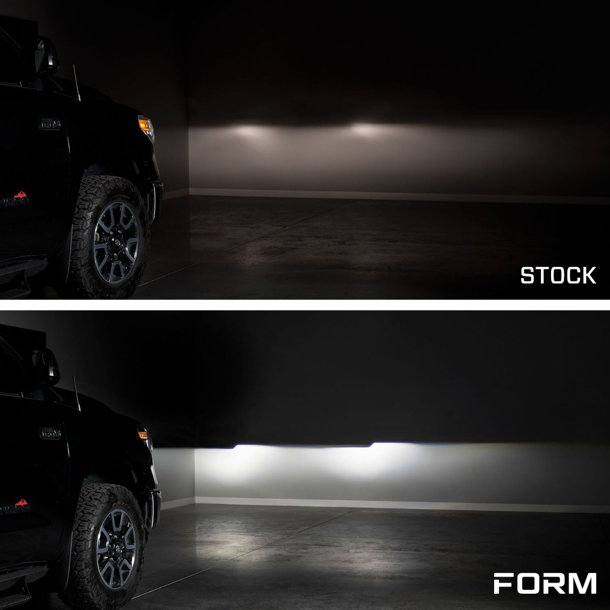 Form Lighting OEM-Style LED Headlights for 2014-2021 Toyota Tundra | Sequential Turn Signals, LED DRL &amp; Plug-and-Play Upgrade