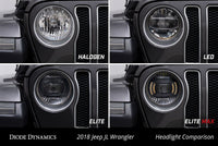 Diode Dynamics Elite LED Headlights For 2018+ Jeep JL Wrangler or 2020+ Jeep Gladiator