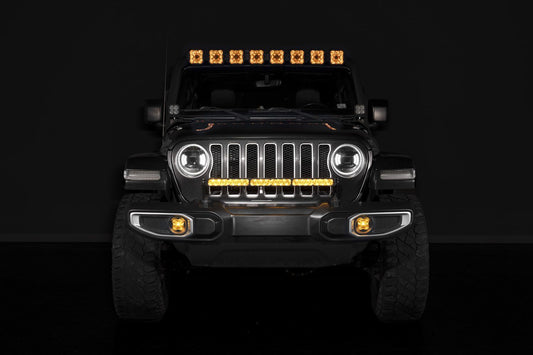 Diode Dynamics Jeep 2018-2026 Jeep Wrangler JL and 2020-2026 Jeep Gladiator Gr Stealth 30-Inch LED Light Bar Kit