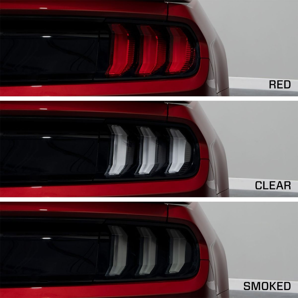 Form Lighting LED Tail Lights for 2015–2023 Ford Mustang S550 | Sequential LED (Pair)