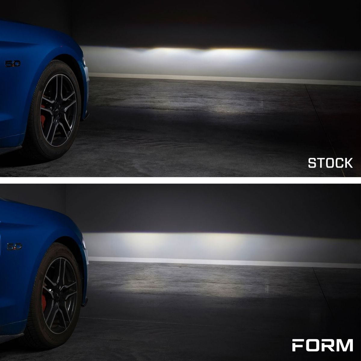 Form Lighting Sequential LED Headlights for 2018-2023 Ford Mustang | Triple High Beam, Startup Sequence & Plug-and-Play