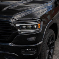 Form Lighting Sequential LED Projector Headlights for 2019–2024 Ram 1500 (Pair) – Triple Bi-LED, Sequential Turn Signals & Startup Sequence