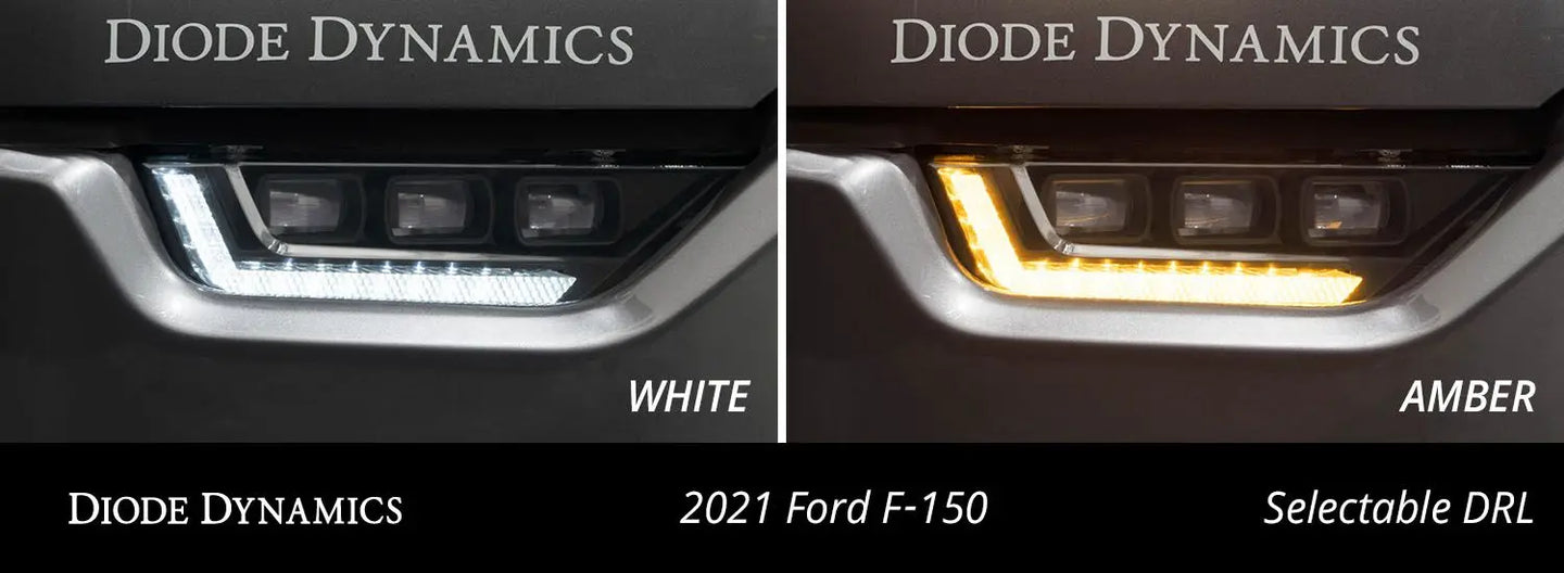 Diode Dynamics Elite Fog Lights For 2021 2023 Ford F 150 White (Pair) - DD5169 Diode Dynamics
