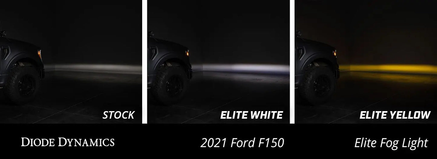 Diode Dynamics Elite Fog Lights For 2021 2023 Ford F 150 White (Pair) - DD5169 Diode Dynamics