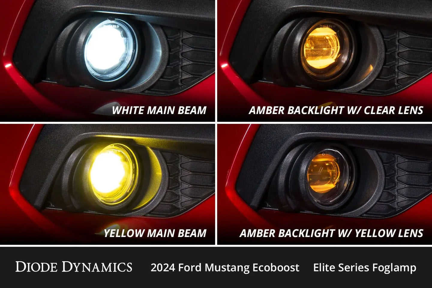 Diode Dynamics SS3 Add-On Fog Lamp Kit for 2024-2025 Ford Mustang Diode Dynamics