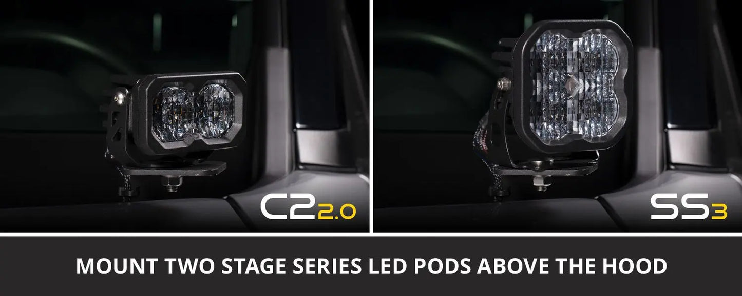 Diode Dynamics Stage Series Backlit Ditch Light Kit for 2015-2021 Subaru WRX/STi Diode Dynamics