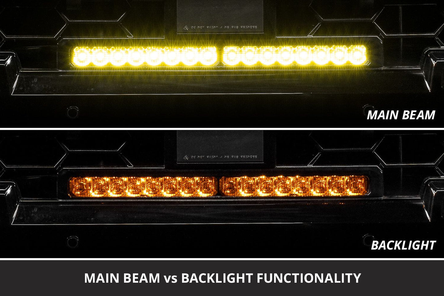Diode Dynamics 2025+ Toyota 4Runner TRD Pro Grille SS20 LED Light Bar Kit