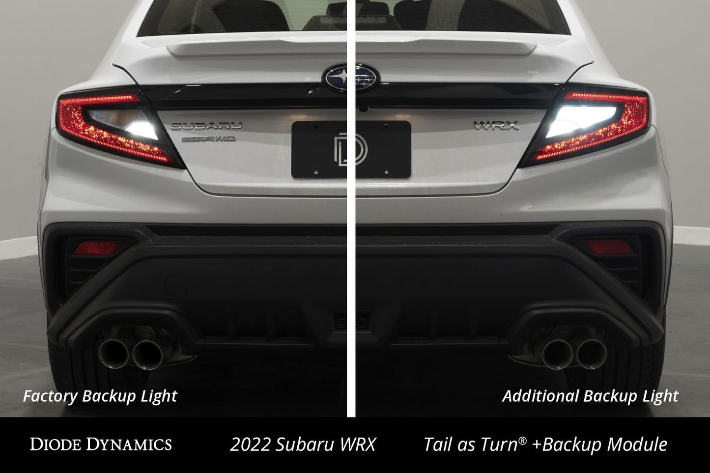 Diode Dynamics 2022-2025 Subaru WRX Tail as Turn® +Backup Module (USDM) Tail Light Turn Signals