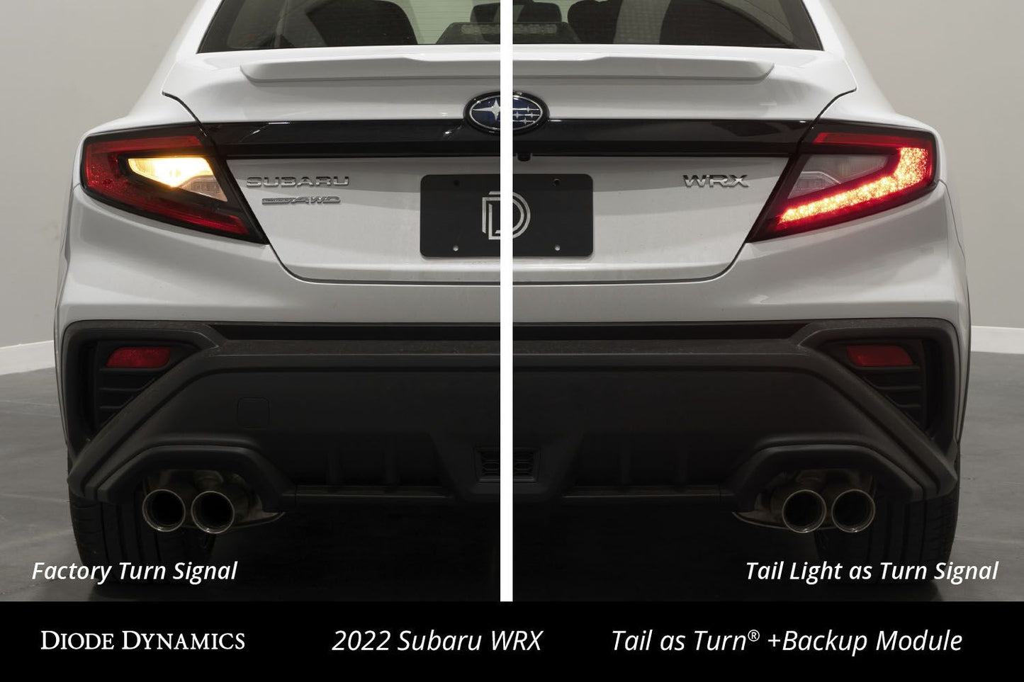 Diode Dynamics 2022-2025 Subaru WRX Tail as Turn® +Backup Module (USDM) Tail Light Turn Signals