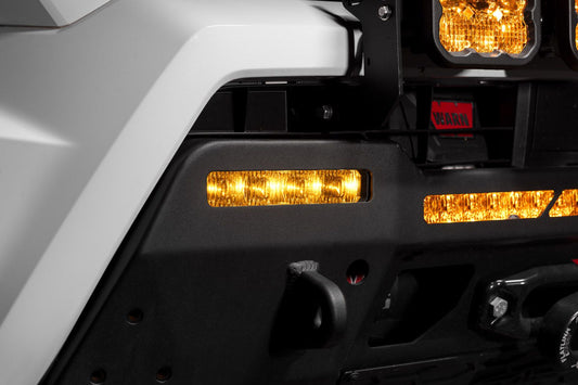 Diode Dynamics SS6 Stage Series White LED Light Bars with Amber or Red Backlight (Pair)