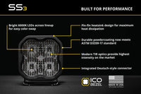 Diode Dynamics SS3 3” LED Pods (Pair) | Stage Series