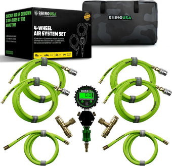 compare product RHINO USA MULTI-TIRE INFLATION KIT (4-WHEEL)(GREEN)