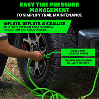 RHINO USA MULTI-TIRE INFLATION KIT (4-WHEEL)(GREEN)