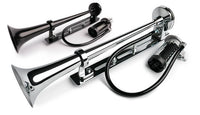 MotoHorn V3 3.0 Air Tank Free Trumpet Horn for Motorcycles Cars Trucks