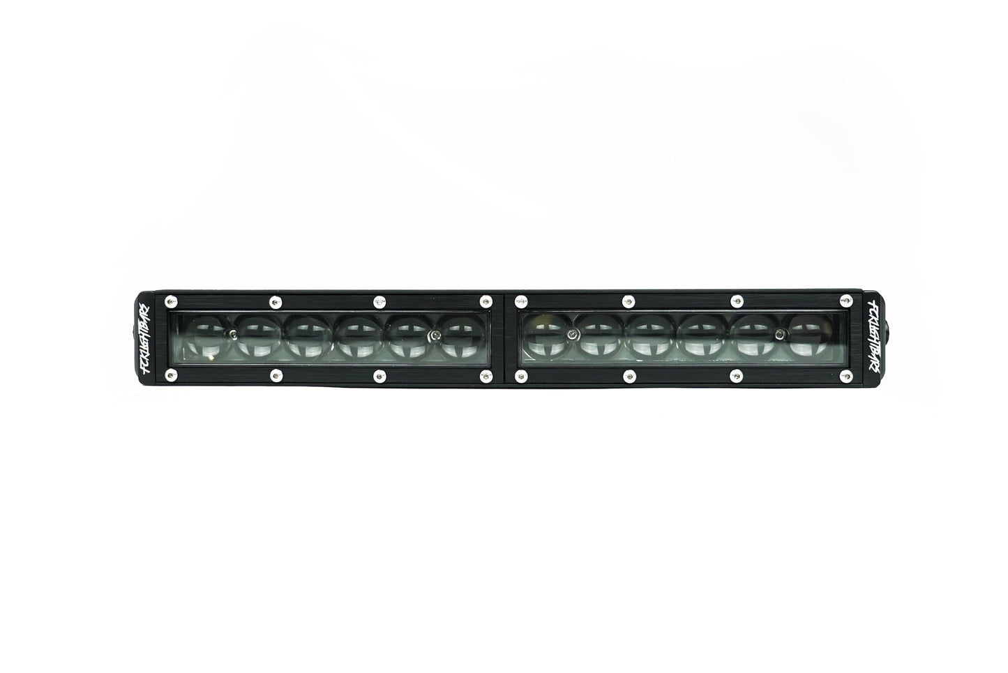 FCKLightBars C4-SR Single Row LED Light Bar (10”-50”) – IP69 Off-Road Light Bar with 4D Projector Optics, 7W LEDs, Spot/Flood/Combo Beam