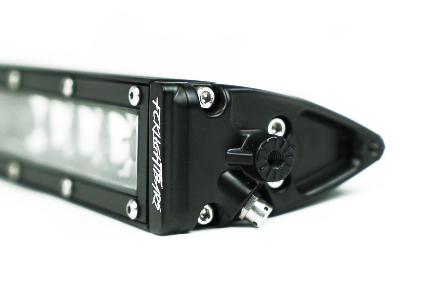 FCKLightBars C4-SR Single Row LED Light Bar (10”-50”) – IP69 Off-Road Light Bar with 4D Projector Optics, 7W LEDs, Spot/Flood/Combo Beam