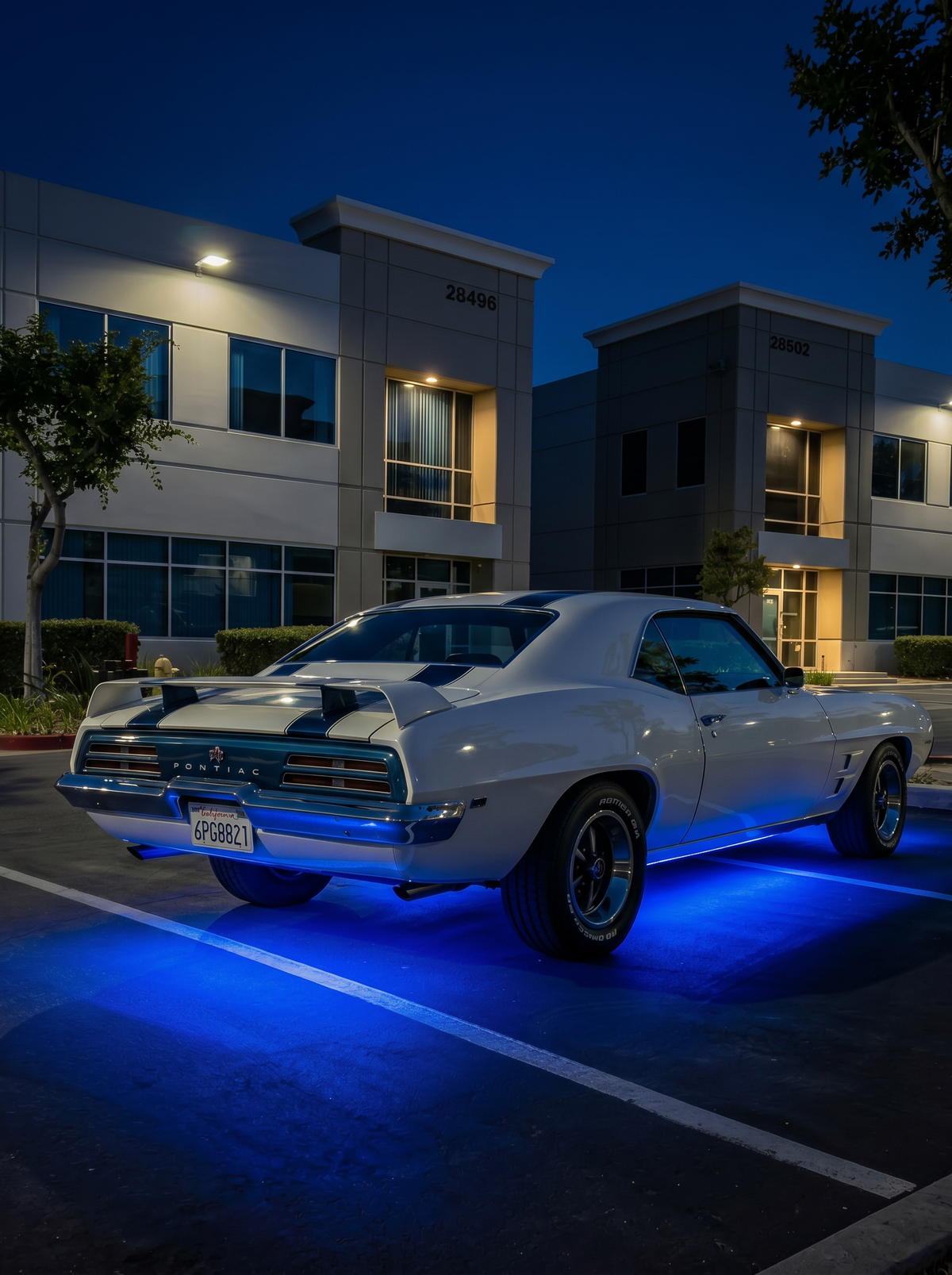 FCKLightBars LED Underglow Strip Kit – RGBW or Pure White, Bluetooth App Control, IP69 Waterproof, Vehicle-Specific Underbody Lighting