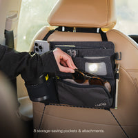 Luno Seatback Organizer with pockets for phone keys water bottle and camping essentials