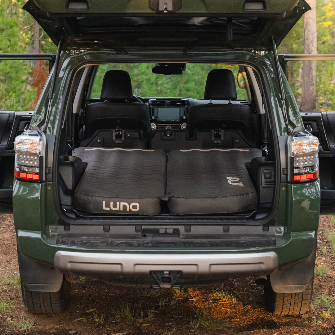 Luno AIR Pro Toyota 4Runner air mattress adventure camping setup