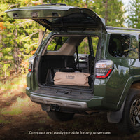 Luno AIR Pro 4Runner mattress packed for vehicle camping