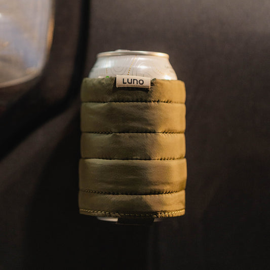 Luno Magnetic Can Cooler insulated beverage holder with canned drink