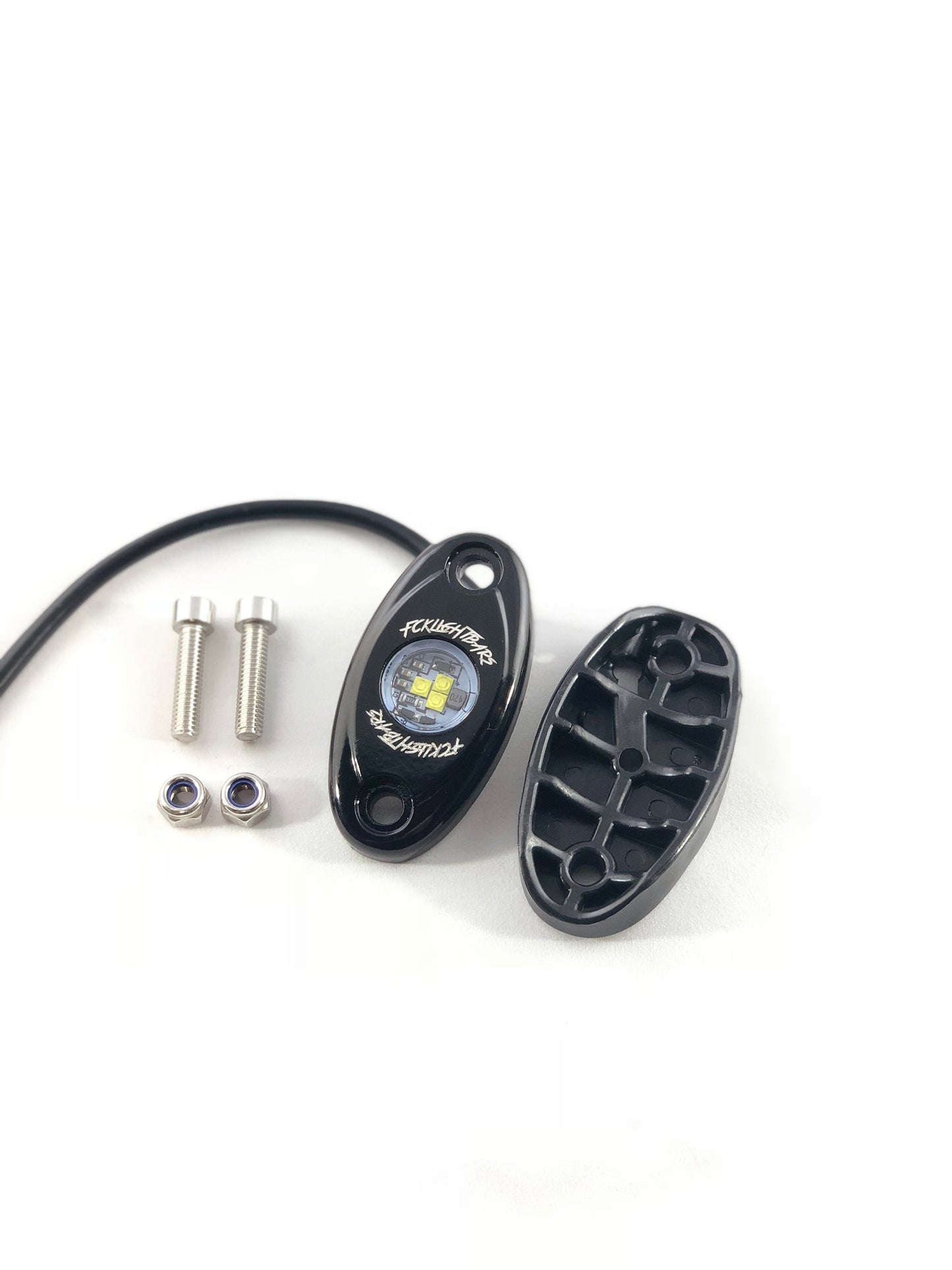 Pure White Rock Lights - Under Glow Led Kit