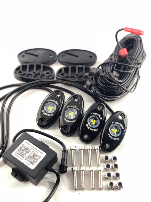 High Intensity RGB Multi Color Rock Light Kit