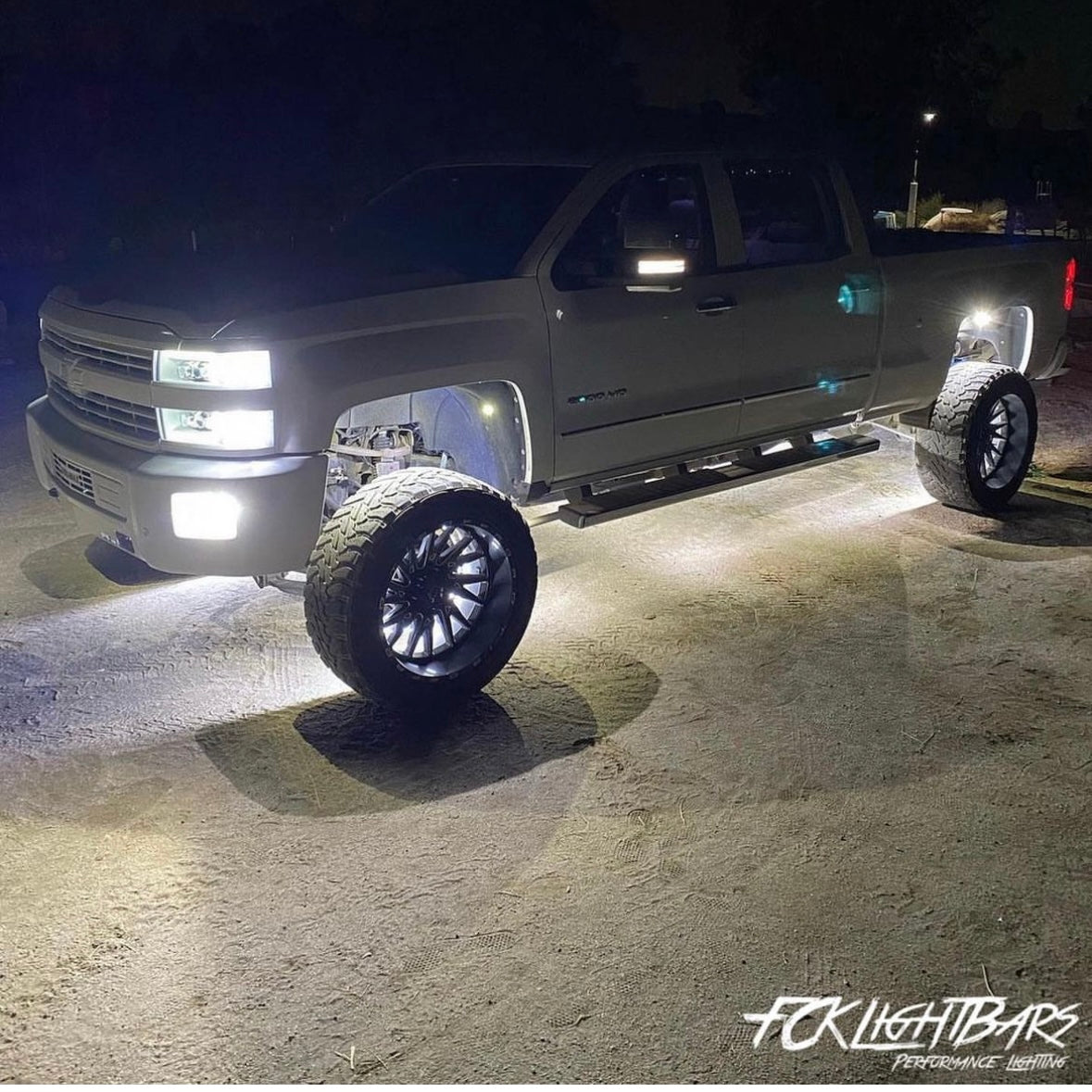 Durable Pure White Rock Lights - Under Glow Led Kit