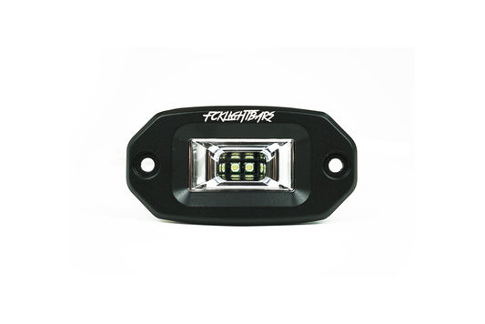 FCKLiFCKLightBars LP-2 Flush Mount LED Scene Light Pods – 180° Wide-Angle Work, Camp & Reverse Lights (Pair)
