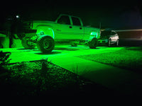 High Intensity RGB Multi Color Rock Lights (Green)