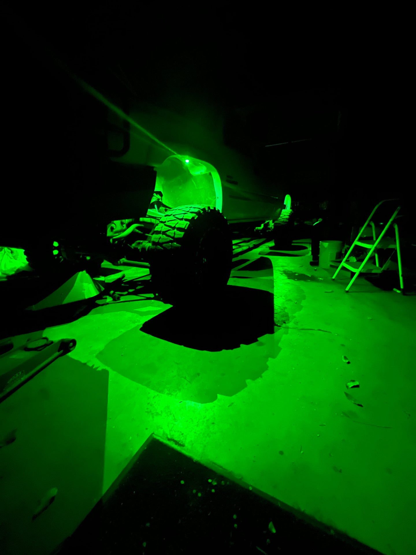 High Intensity RGB Multi Color Rock Light Kit (Green)