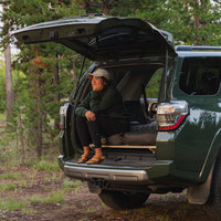 Toyota 4Runner interior camping bed with Luno AIR Pro mattress