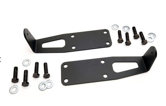 FCKLightBars Hidden Bumper Light Bar Mount Brackets for 2013–2018 Ram 1500/2500/3500 | Fits 20” Dual Row LED Light Bars | Bolt-On Made in USA