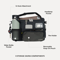 Luno Seatback Organizer for overlanding road trips and everyday vehicle organization