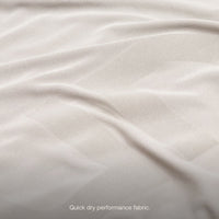 Luno AIR Van Front Cab Mattress Fitted Sheet quick-dry performance fabric close-up