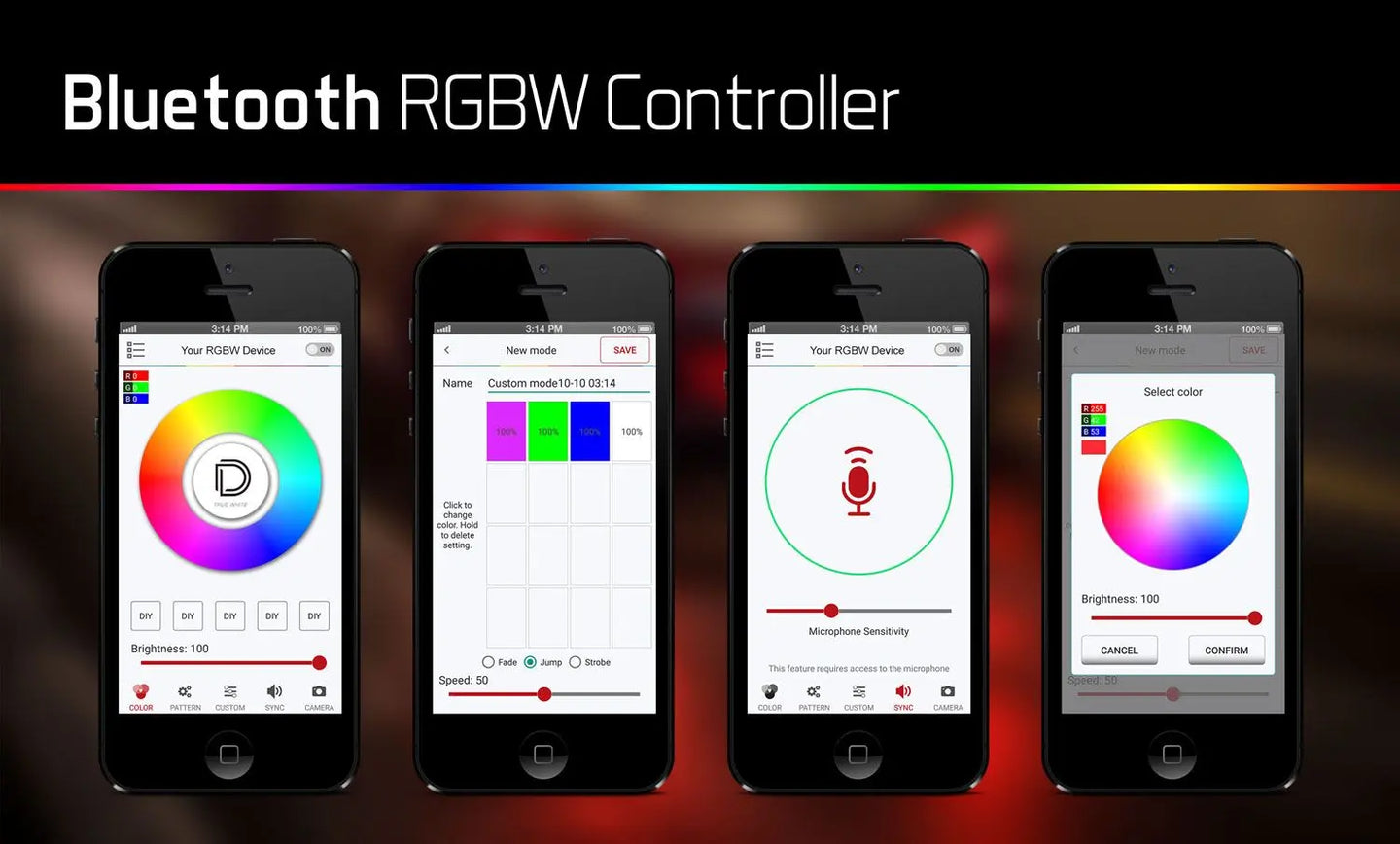 Diode Dynamics Bluetooth Rgbw M8 Controller 1ch - DD3066 Diode Dynamics