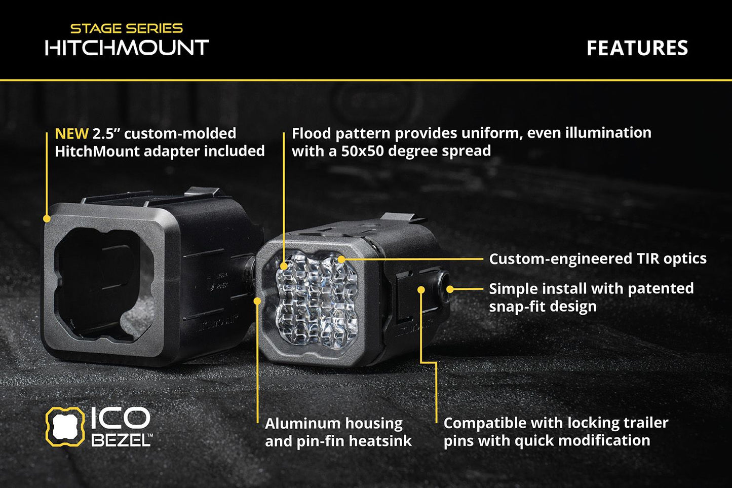 Diode Dynamics HitchMount LED Pod Reverse Kit for 2000-2011 & 2019-2026 Ford Ranger